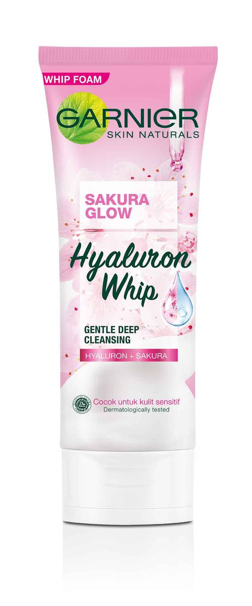 Garnier Sakura Glow Hyaluron Whip Foam Facial Cleanser