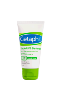 Cetaphil UVA/UVB Defense SPF 50+/UVA 28