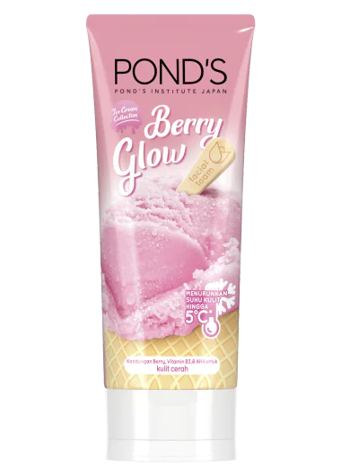Ponds Berry Glow Facial Foam