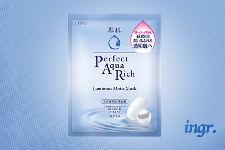 Senka Perfect Rich Mask - Luminous Moist Mask