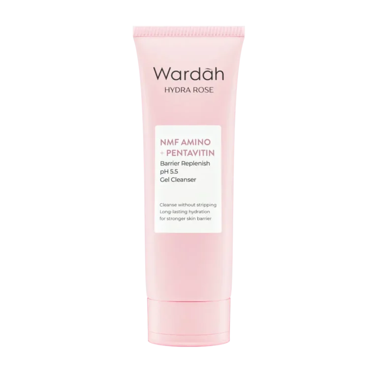 Wardah Hydra Rose NMF Amino + Pentavitin Barrier Replenish pH 5.5 Gel Cleanser